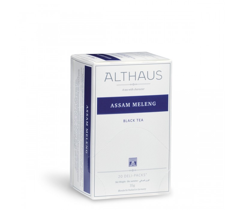 Чай черный Althaus Assam Meleng, 20 пакетиков для чашек 