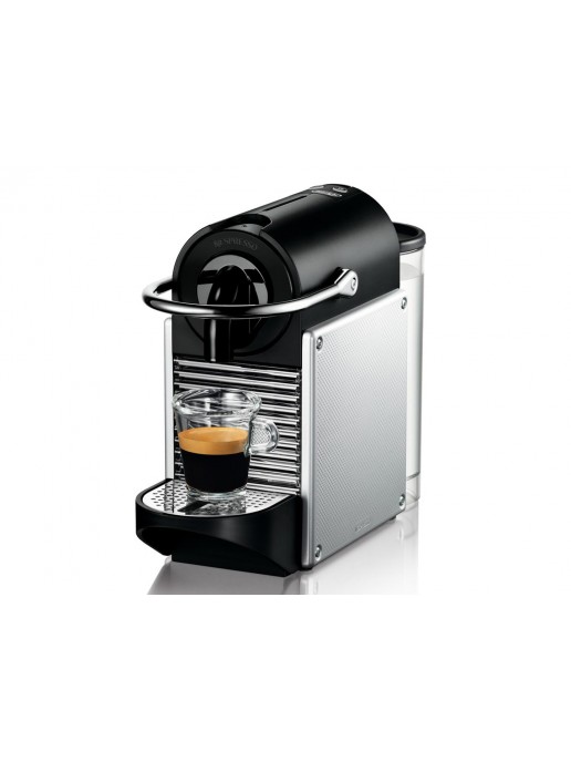 Капсульная кофеварка Nespresso DeLonghi Pixie EN 125.S (серебристый)