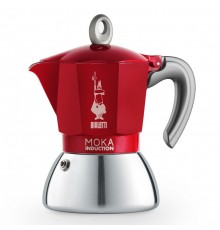 Гейзерная кофеварка Bialetti New Moka Induction Red (2 порции)