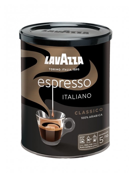 Кофе молотый Lavazza Espresso Italiano Classico ж/б, 250 г