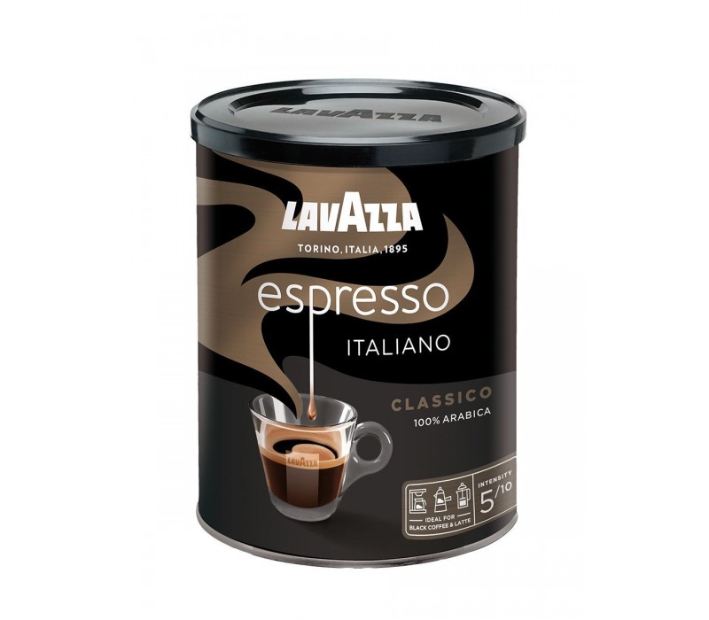 Кофе молотый Lavazza Espresso Italiano Classico ж/б, 250 г 