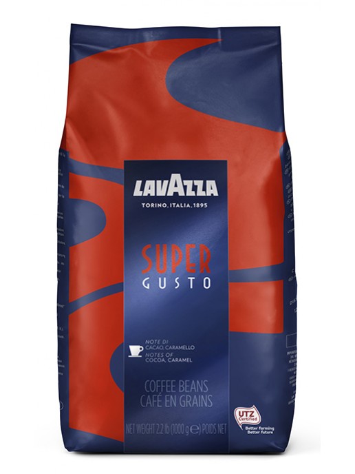 Кофе в зернах Lavazza SUPER GUSTO UTZ 1000 г